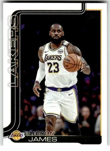 Baloncesto insignia Topps 2025-26 LeBron James #150 Los Angeles Lakers - Imagen 1 de 2
