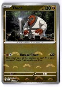 Throh (patrón Poke Ball) poco común SV: perno negro 050/086 casi nuevo - Imagen 1 de 2