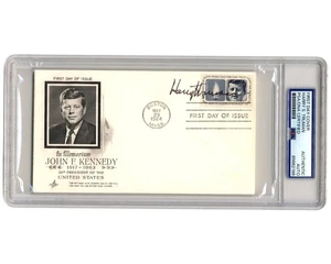 President HARRY TRUMAN Signed JFK First Day Cover PSA - Bold Autograph! - Picture 1 of 2