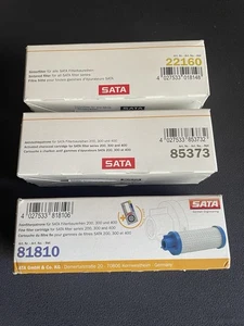 SATA filters 81810, 85373,21160 Cartridge For Filter Series 200,300 And 400 set - Picture 1 of 9