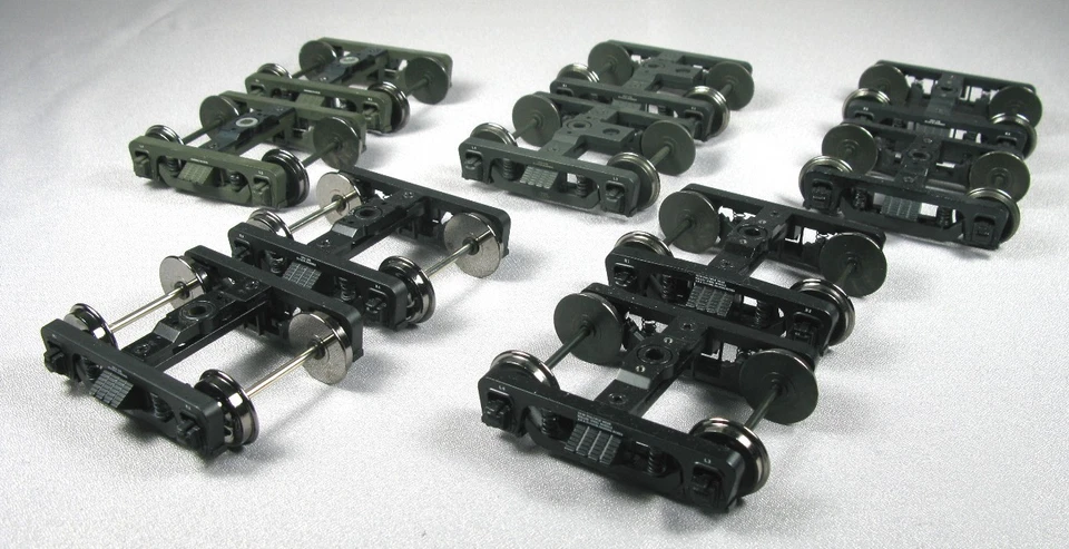 Atlas Express Freight Trucks, 5-Pair, Die-Cast, Sprung, O-Scale, 2-Rail - Image 1 of 1