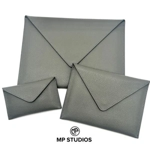 Audemars Piguet Slate Grey Leather 3-Pocket Travel Organizer — AD VIP Gift - Picture 1 of 6