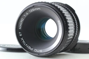 Late [MINT w/cap] SMC Pentax 67 135mm f/4 Macro Lens for 6x7 67II From JAPAN - Picture 1 of 13