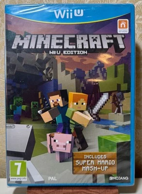 Minecraft (Nintendo Wii U Game -includes Super Mario Mash Up) - NEW SEALED - Image 1 of 2