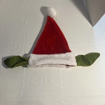 Chapéu Disney Star Wars Yoda Papai Noel Orelhas Verdes Natal Novo Nunca Usado - Imagem 1 de 2