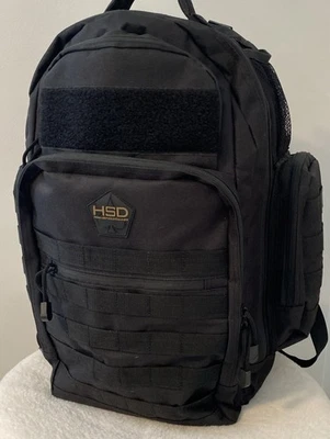 HighSpeedDaddy - Mochila de pañales para bebé negra, impermeable, correas para cochecito Foto 1 de 4