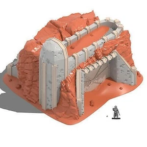 Decoration Print 3D 1 Decoration Futuristic Fortress - Picture 1 of 1