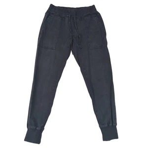 James Perse Mixed Media Pants Standard Womens Joggers Utility WHVJ1677 1 Small - Picture 1 of 6