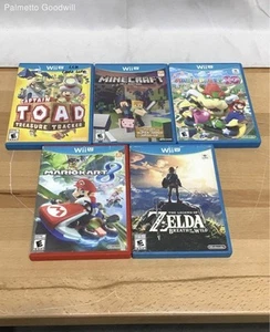 Lot of 5 Nintendo Wii U Video Games - Picture 1 of 3