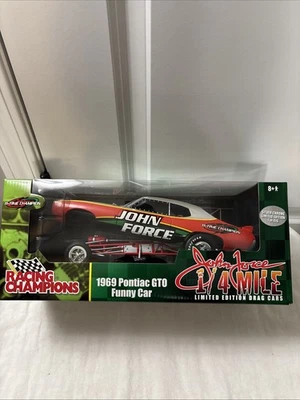 1/18 ERTL RACING CHAMPIONS AMERICAN MUSCLE JOHN FORCE 1969 GTO 1 OF 416 CHASE - Image 1 of 4