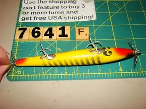 V7641 D SMITHWICK DEVILS HORSE WOODEN LARGE FISHING LURE - Picture 1 of 5
