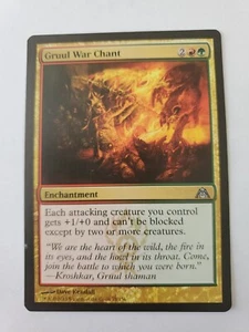 MTG Magic The Gathering Card Gruul War Chant Enchantment Dragon's Maze 2013 - Picture 1 of 2