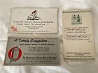 1940s (3) Baltimore Business Advertising Ink Blotters Insurance Bank