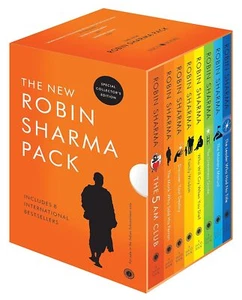 The Robin Sharma 8 Books Collection Box set 5AM Club, Monk Who Sold His Ferrari - Picture 1 of 2