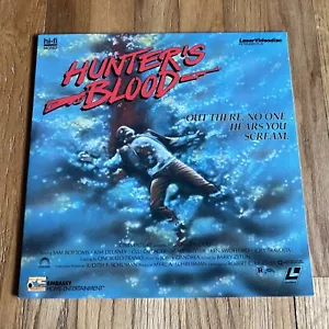 Hunter's Blood Laserdisc 1987 Horror Revenge Exploitation Action Rare - Picture 1 of 4