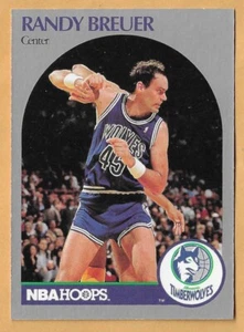 Randy Breuer Minnesota Timberwolves #184 NBA Hoops 1990-91 - Imagen 1 de 2