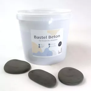 TOP Kreativ Bastelbeton GRAU Gieß Beton 5 kg Deko Abformmasse (4,79 EUR/kg) - Bild 1 von 3
