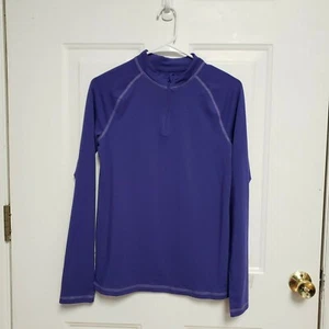 REI Purple Lightweight 1/4 Zip Popover Kids XL (18) Lightweight Base Layer - Picture 1 of 5