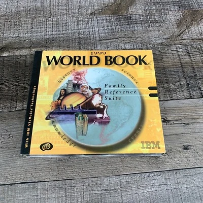 World Book Family CD 1999 Reference Suite History Science Knowledge 3 Discs - Image 1 of 4