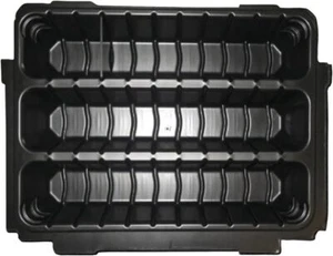 Inserto Makita con tre scomparti in plastica L320 x H70 x W65 Makpac tipo 1 custodia - Foto 1 di 1