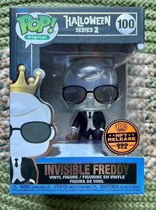 Funko Pop Digital Halloween Series 2 Invisible Freddy Grail #100 LE 999 - Picture 1 of 6