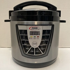 New w/o Box*Tristar 6 qt. Power Pressure Cooker XL*PPC770*Silver*Slight Damage - Picture 1 of 14