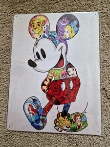 A3 Disney Themed Mickey Mouse Tin Sign 30cm x 40cm New - Picture 1 of 1