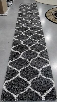 Alfombra DK GRIS/MARFIL 2'-3" X 14' Manchas Traseras, Precio Reducido 1172757296 SGH280G-214 Foto 1 de 4