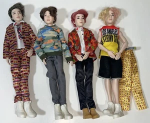 BTS K-Pop Idol Boy Band Bang-Tan Global Mattel 2019 Barbie Fashion Doll Lot 4 - Picture 1 of 7