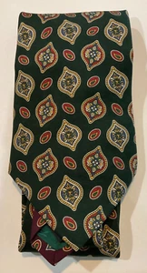 Tommy Hilfiger Mens Necktie Blue Multicolored Italian Silk Unique Pattern F55 - Picture 1 of 6