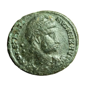 Moneda Romana Constantino I El Grande AE18mm Gloria Ejercitus Dos Soldados 04246 - Imagen 1 de 6