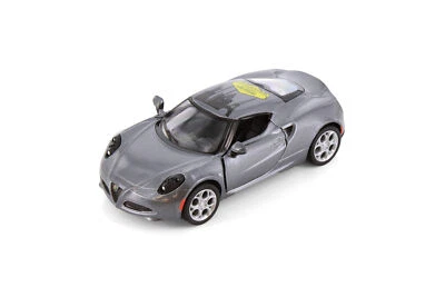 2013 ALFA ROMEO 4C GRAY W/WELCOME TO LAS VEGAS 1/32 DIECAST CAR KINSMART 5366D - Image 1 of 4