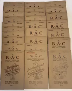 The RAC County Road Map Gazetteer Mixed Lot 26 Great Britain Ireland Scotland - Picture 1 of 9