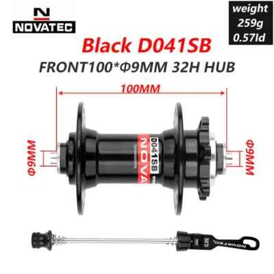 MTB Hub 32 Holes D041SB D042SB Front 100mm Rear 135mm Black HG Standard QR - Image 1 of 4