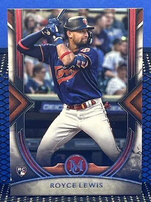 2022 Topps Museum Collection ROYCE LEWIS Minnesota Twins RC Rookie Card Base 14 - Image 1 of 2
