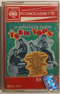 LOS TEEN TOPS - 16 AUTENTICOS EXITOS - 1984 MEXICAN TAPE ALBUM, LATIN ROCK - Image 1 of 4