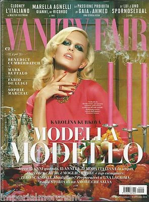 Vanity Fair Italian Magazine Karolina Kurkova Benedict Cumberbatch Mark Ruffalo - Image 1 of 4