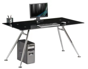 PORTACOMPUTER PC SCRIVANIA MEGA NERO PORTA COMPUTER UFFICIO CASA OFFERTA 52021 - Foto 1 di 2