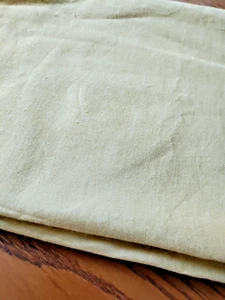 FABRIC REMNANT NOS MUSTARD LIGHT WEIGHT COTTON 32- 1/2"X 34" - Picture 1 of 3