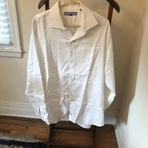 Tommy Hilfiger Button Down Shirt XL White Stiped Long Sleeve - Picture 1 of 4