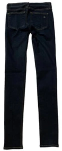 24 25"X29.5" Rag & Bone Made in USA Indigo Blue Jeans Legging  - Picture 1 of 10
