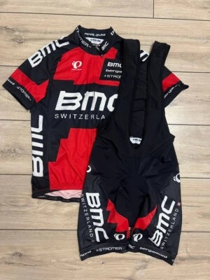 Men BMC Pearl Izumi Switzerland 2 piece suit Jersey Bib Shorts size S Bike - Image 1 of 4