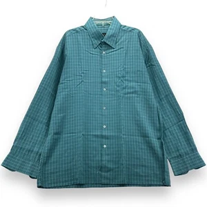 Bugatchi Uomo Men's Long Sleeved Button Up Shirt Size XL Extra Large Blue - Picture 1 of 5