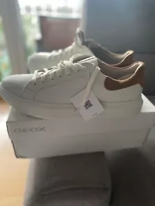 Geox Herren Sneaker,gr.45,Leder,Weiß,Neu - Bild 1 von 3