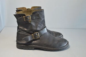 Schwarze MOMA ITALY Middle Age Boots - Bild 1 von 6