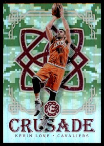 2016-17 Panini Excalibur Crusade Camo #32 Kevin Love