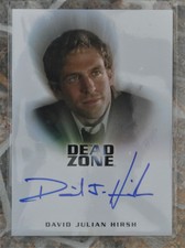 THE DEAD ZONE TRADING CARDS DAVIS JULIAN HIRSH AUTOGRAPH CARD
