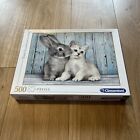 Clementoni - 35004 - Collection Puzzle for Children and Adults - Cat and Bunny -