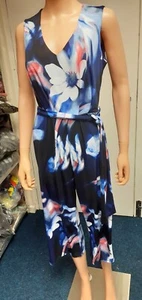 Maglietta stampa Kaleidoscope donna cintura tagliata manica corta taglia 12 - Foto 1 di 11