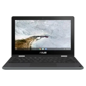Asus Chromebook Flip C214 11.6' Touch Rugged Student Laptop N4020 4GB 32GB Grey - Picture 1 of 9